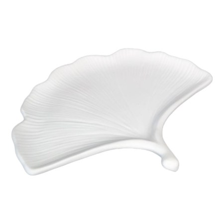 Κεραμικό πιάτο σε σχέδιο φύλλου 18.2x14.5x1.5cm