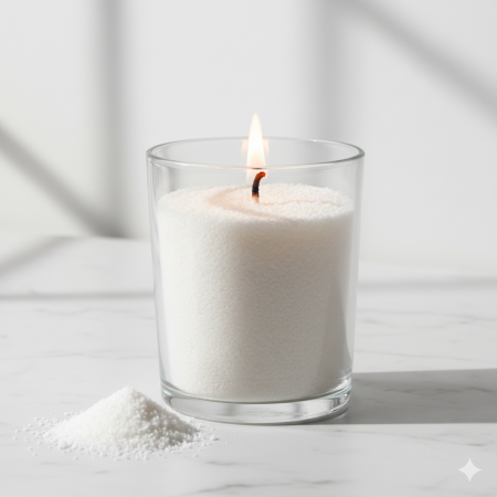 Κερί με εφέ πάγου 1kg για την κατασκευή διακοσμητικών κεριών με παγωμένη όψη.
