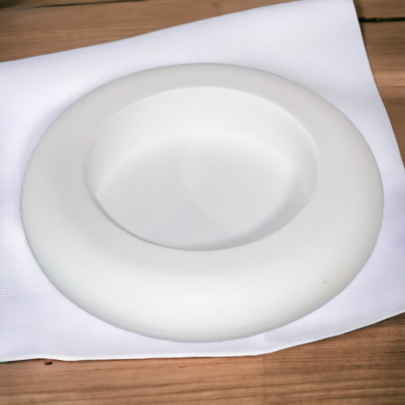 Κεραμικό κηροπήγιο στρογγυλό 8.8x2cm