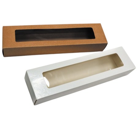 Λαμπαδόκουτο Χάρτινο Craft με παράθυρο 40x8cm