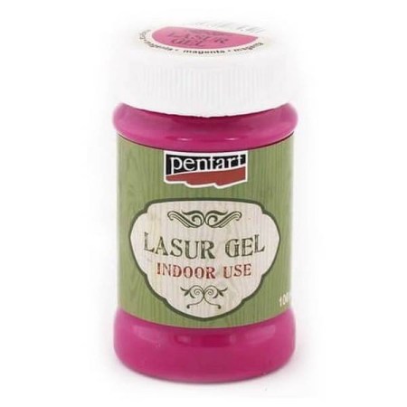 Χρώμα Lasur Gel Pentart 100ml - Magenta
