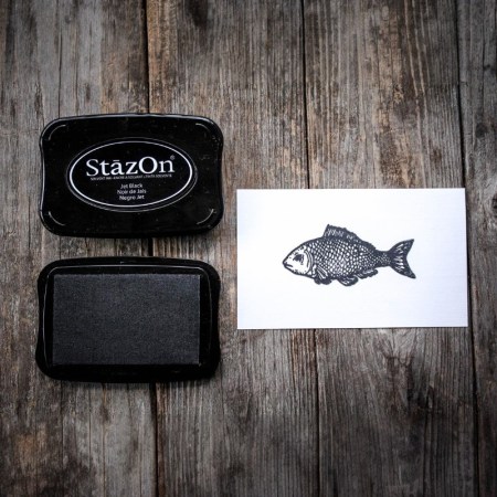 Μελάνι Ανεξίτηλο για σφραγίδες Stazon Jet Black