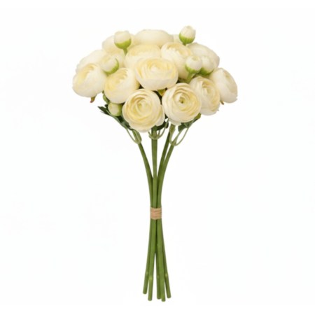 Μπουκέτο με μίνι νεραγκούλες σε χρώμα σομόν 12cm για vintage διακόσμηση και DIY χειροτεχνίες.