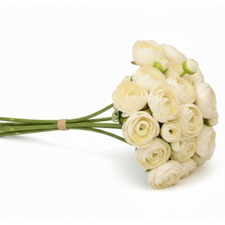 Μπουκέτο με μίνι νεραγκούλες σε χρώμα σομόν 12cm για vintage διακόσμηση και DIY χειροτεχνίες.