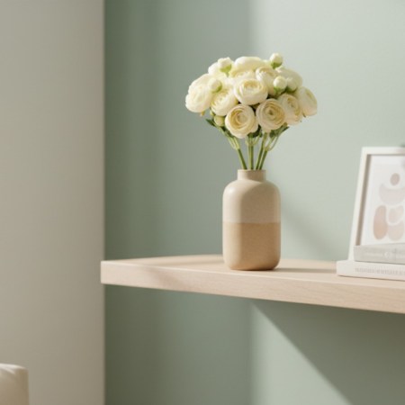 Μπουκέτο με μίνι νεραγκούλες σε χρώμα σομόν 12cm για vintage διακόσμηση και DIY χειροτεχνίες.