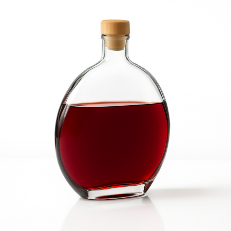 Μπουκάλι Στρογγυλό Flat 600ml για Χειροτεχνίες και Κατασκευές