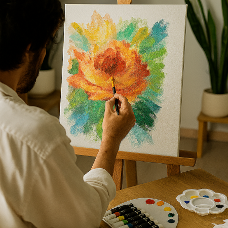 Nassau Σετ Ακρυλικών Χρωμάτων & Αξεσουάρ 21τμχ