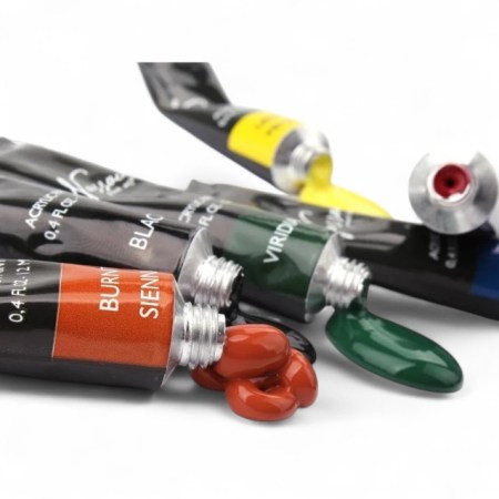 Σετ Ακρυλικών Nassau Fine Art 8 x 12ml – Βασικά Χρώματα