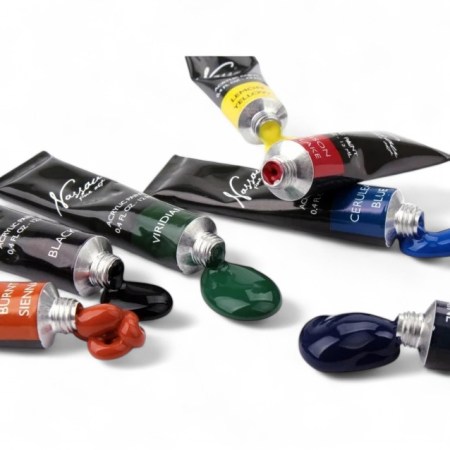 Σετ Ακρυλικών Nassau Fine Art 8 x 12ml – Βασικά Χρώματα