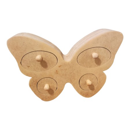 MDF Πεταλούδα μπιζουτιέρα 30x21cm