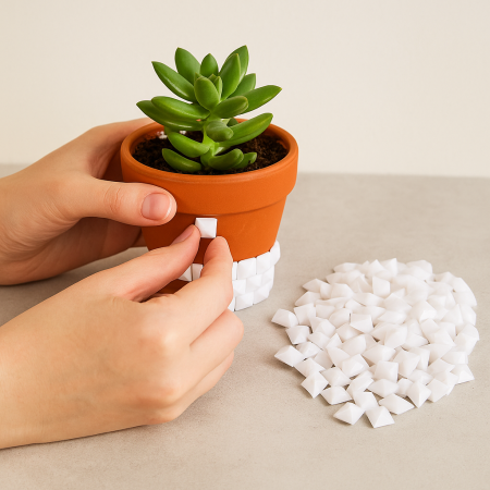 Πέτρες διακοσμητικές λευκές 300gr