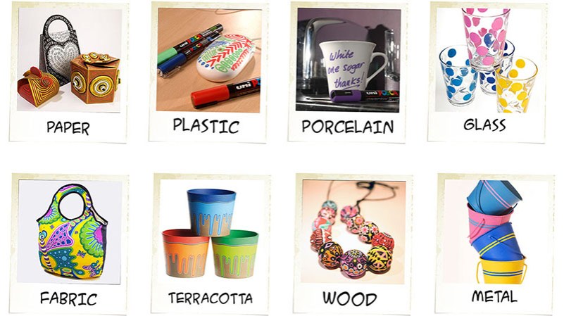 Μαρκαδόρος για όλες τις επιφάνειες Uni Paint POSCA 0.9-1.3mm - Κόκκινο