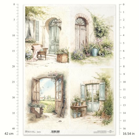 Ριζόχαρτο A3 Πόρτες & Παράθυρα Κήπου – ITD R1417L