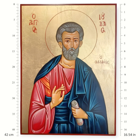 Ριζόχαρτο Decoupage A3 – Άγιος Ιούδας Θαδδαίος με Χρυσό Φόντο