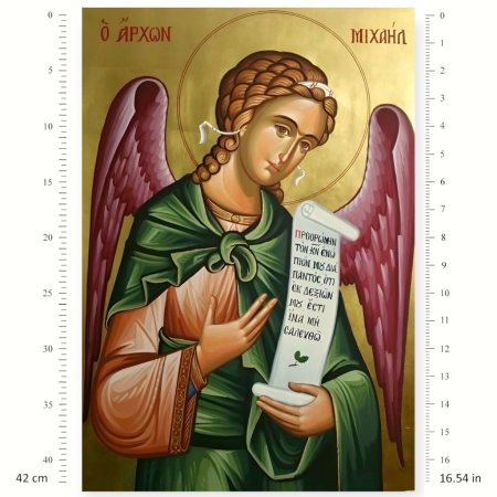 Ριζόχαρτο Decoupage A3 – Αρχάγγελος Μιχαήλ με Ειλητάριο