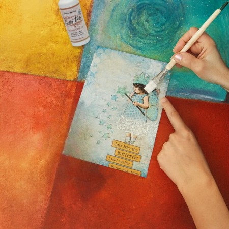 Ριζόχαρτο Little blue Princess A4 Stamperia