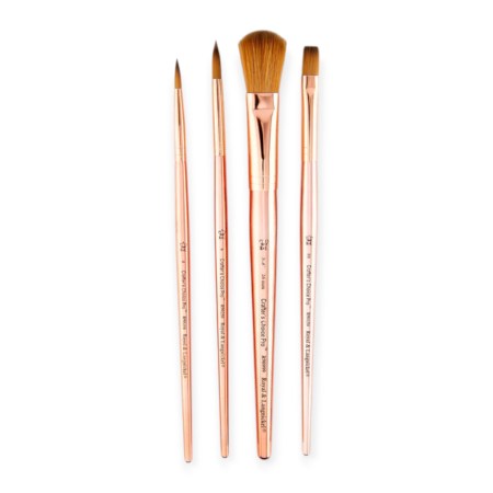 Σετ 4 Πινέλα Crafter's Choice Pro Rose Gold – Royal & Langnickel