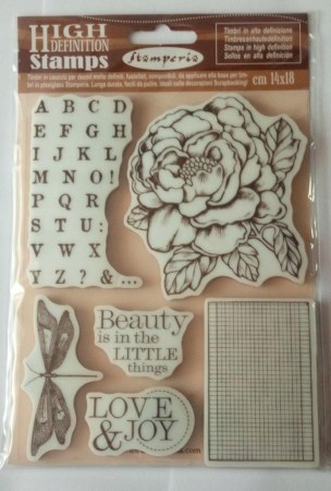 Σφραγίδα HD Love & Joy14x18cm  - Stamperia