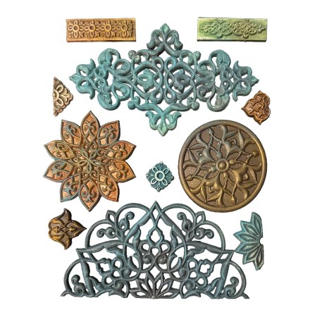 Καλούπι σιλικόνης Stamperia με σχέδια mandala και περίτεχνα μοτίβα για χειροτεχνία