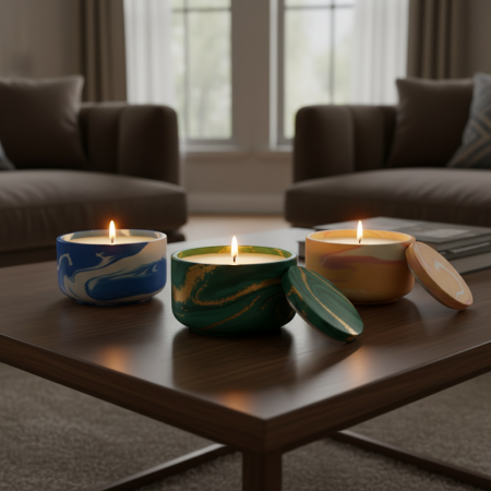 Καλούπι σιλικόνης σε δύο μέρη για τη δημιουργία βαζακίου με καπάκι, με τις διαστάσεις του