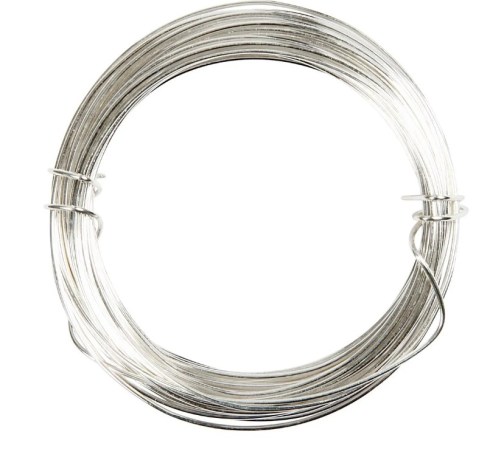 Σύρμα Χειροτεχνίας ασημί 0.60mm μήκος 10m