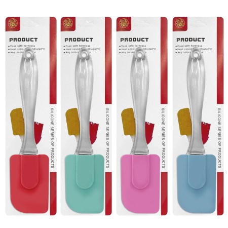 Σπάτουλα ζαχαροπλαστικής από σιλικόνη Μαρίζ 23x5cm για την παραγωγή κεριών, Wax Melts και DIY χειροτεχνίες.