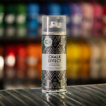 Χρώμα Spray Chalk Effect No1 Charcoal  – 400ml | Ματ Απόχρωση Κιμωλίας