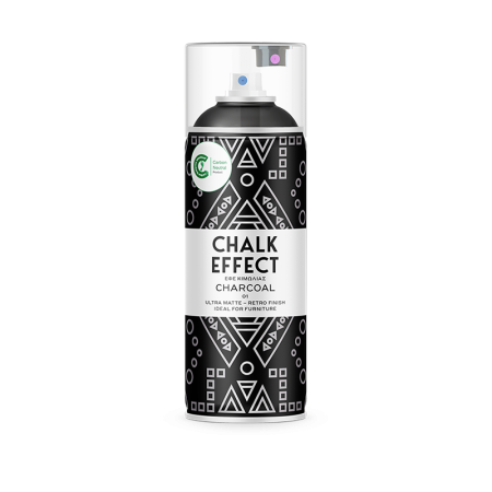 Χρώμα Spray Chalk Effect No1 Charcoal  – 400ml | Ματ Απόχρωση Κιμωλίας