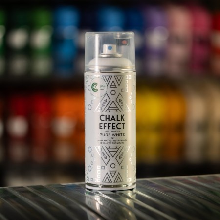 Χρώμα Spray Chalk Effect No2 Pure White – 400ml | Ματ Απόχρωση Κιμωλίας