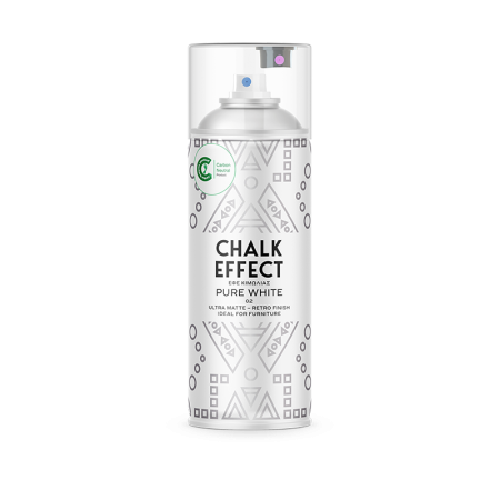 Χρώμα Spray Chalk Effect No2 Pure White – 400ml | Ματ Απόχρωση Κιμωλίας