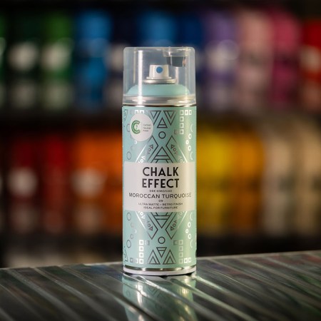 Χρώμα Spray Chalk Effect No9 Moroccan Turquoise – 400ml | Ματ Απόχρωση Κιμωλίας
