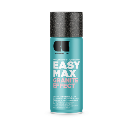 Χρώμα σε Spray 400ml Easy Max Granite Effect - No933 Black