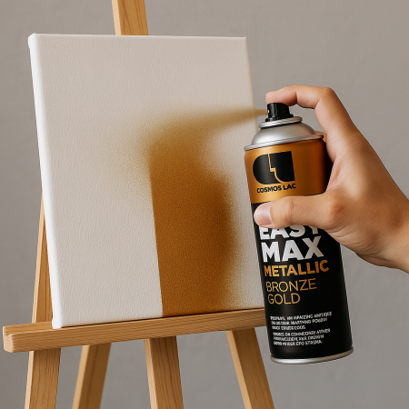 Χρώμα σε Spray 400ml Easy Max Metallic - No902 Bronze Gold