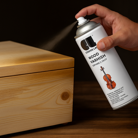 Βερνίκι σε Spray 400ml Wood Varnish - No375 Satine