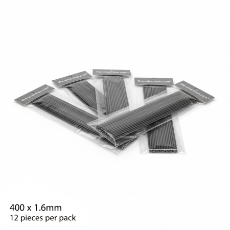 Συρματάκια για κατασκευές 1.60x400mm σετ 12 τεμαχίων για κοσμήματα, mixed media και DIY χειροτεχνίες.