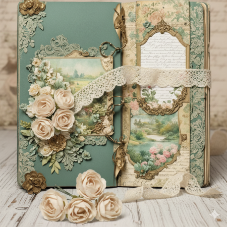 Σετ 6 mini τριανταφυλλάκια σε χρώμα εκρού 3cm για vintage διακόσμηση και DIY χειροτεχνίες.