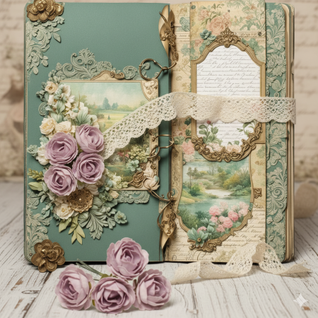 Σετ 6 mini τριανταφυλλάκια σε χρώμα ροζ 3cm για vintage διακόσμηση και DIY χειροτεχνίες.