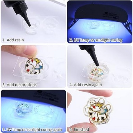 Υγρό γυαλί - Ρητίνη UV Hard type (Σκληρή) 60ml