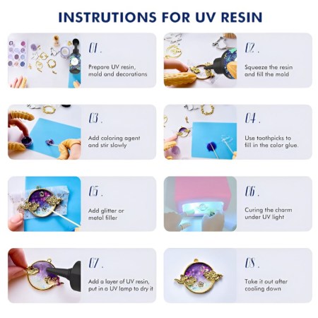 Υγρό γυαλί - Ρητίνη UV Hard type (Σκληρή) 100gr