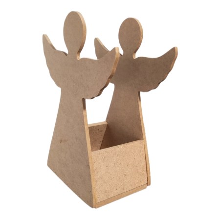 MDF Διακοσμητικό Αγγελάκι 205x150x88mm