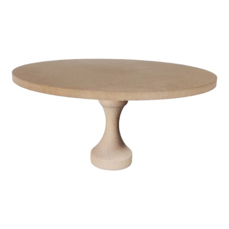 MDF ξύλινη τουρτιέρα Φ 29.50cm ύψος 14.5cm
