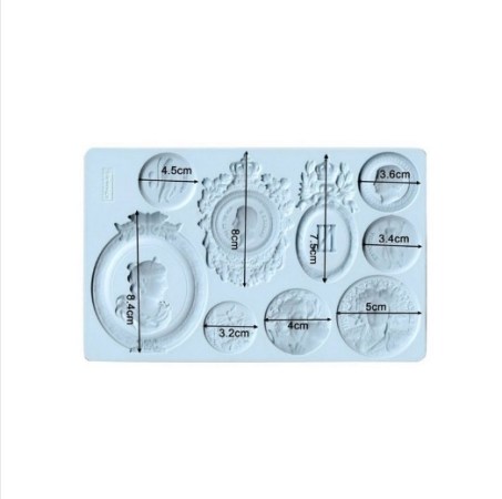 Καλούπι σιλικόνης Vintage Κορνίζες 200x125mm