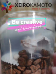 DIY κερί gel σε ποτήρι με καλοκαιρινά διακοσμητικά και κοχύλια