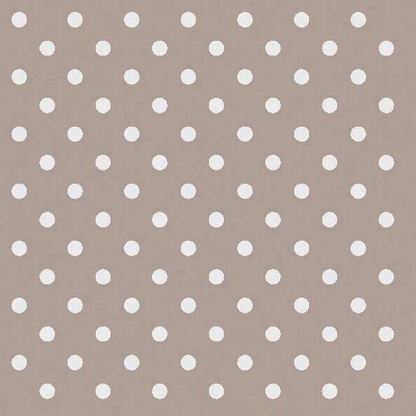 Χαρτοπετσέτα για Decoupage Taupe πουά - 1 τεμ.