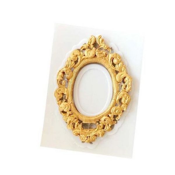 Καλούπι σιλικόνης Vintage κορνίζα 4.3x3.3cm