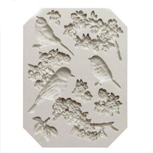 Καλούπι σιλικόνης Birds 2.8-10cm
