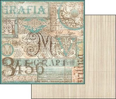 Χαρτί scrapbooking double face 31 - 2x30 - 3cm - Stamperia