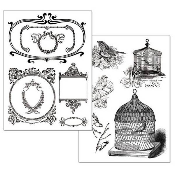 Transfer Paper Stamperia A4 Angels - 2 τεμ.