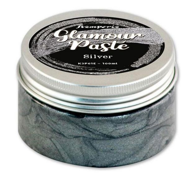 Glamour Paste Silver 100ml Stamperia