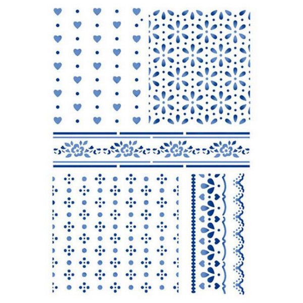Stencil Επαλαμβανόμενα Σχέδια 21x29.7cm - Stamperia